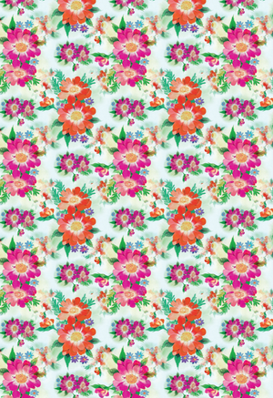 Shiny Blooms Printable Wrapping Paper image relating to Printable Wrapping Paper named Shiny Blooms Printable Wrapping Paper